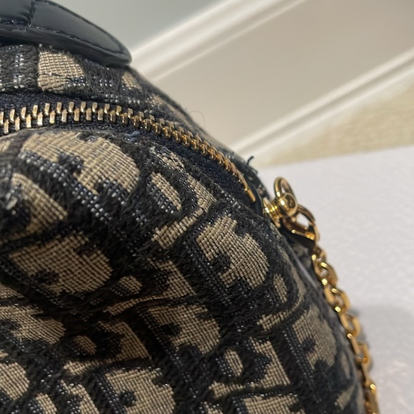 Christian Dior oblique Caro d-Cosy mini bag top handle - Picture 10 of 10